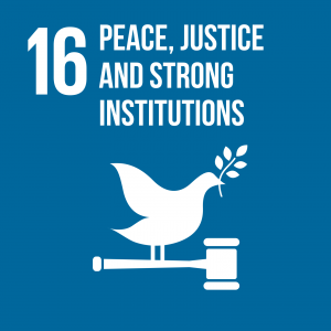 Goal 16 Peace, justice and strong institutions