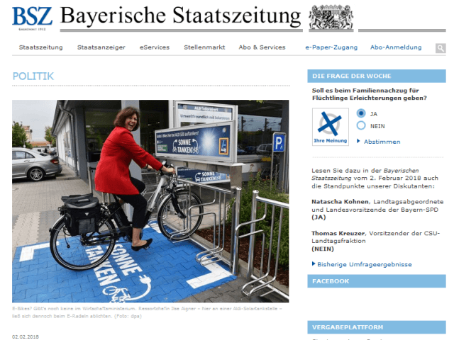 Bayerische Staatszeitung: BVNG fordert Nachweis nachhaltiger Unternehmensführung bei Teilnahme an öffentlichen Ausschreibungen