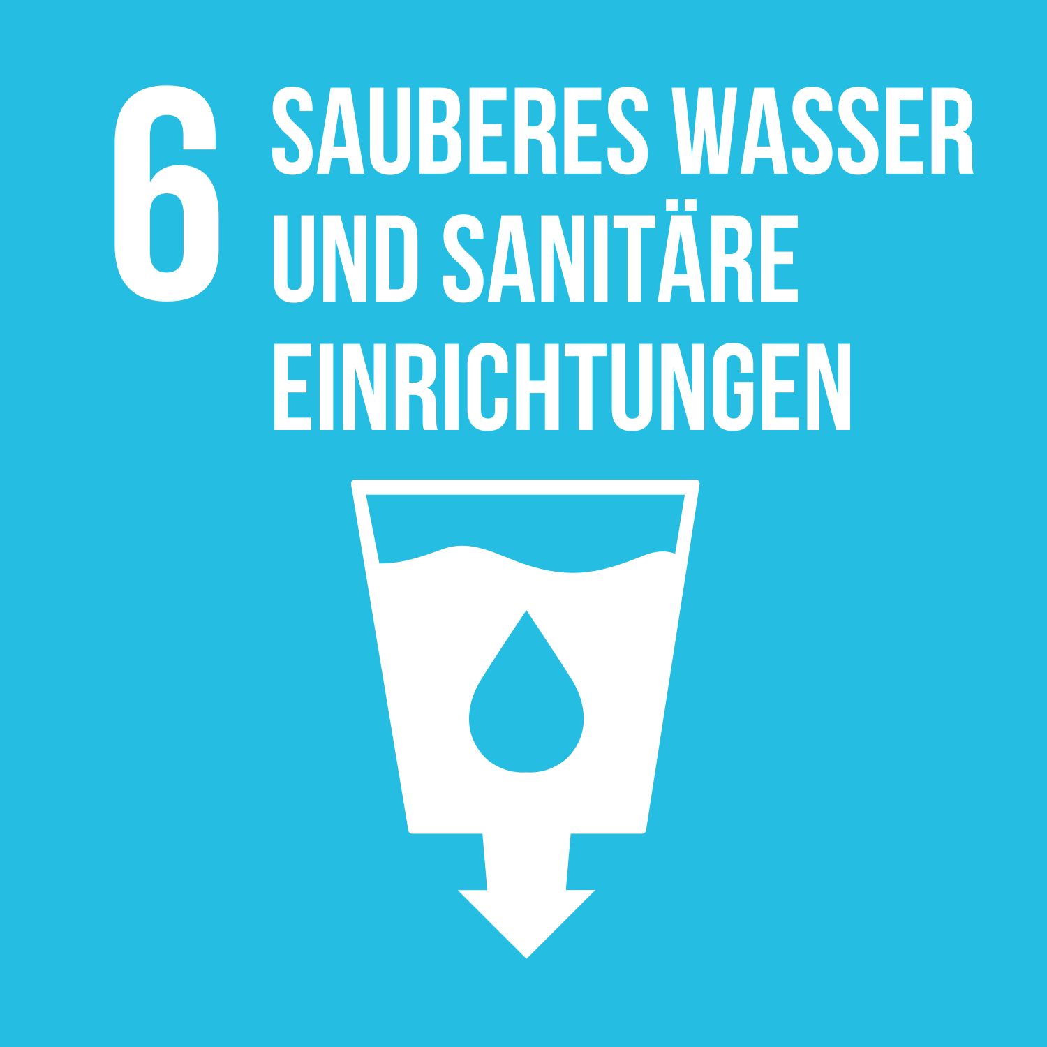 Ziel 6 sauberes Wasser und sanitäre Einrichtungen